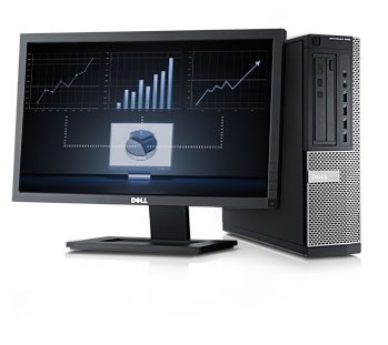 Dell Optiplex 990 s monitorem
